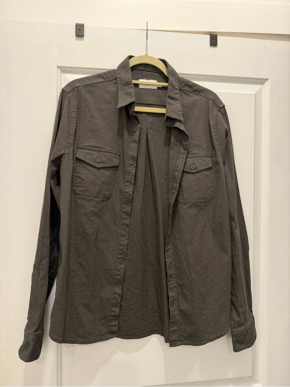 Onia All Terrain Ripstop Overshirt - Olive Green